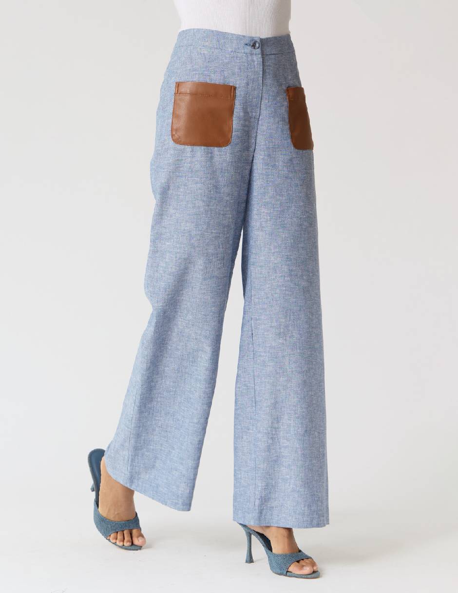 Pantalón regular regular para mujer